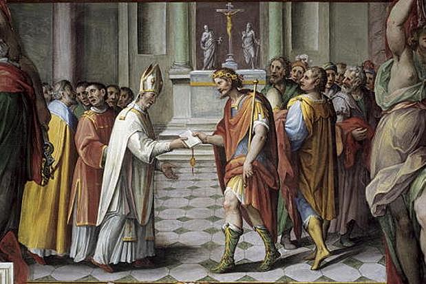 costantino si allea con i cristiani