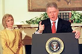 President Bill Clinton is acquitted by the U.S. Senate in the Monica Lewinsky scandal.