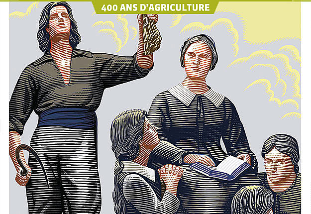 Arrivée de la famille Hébert en Nouvelle-France