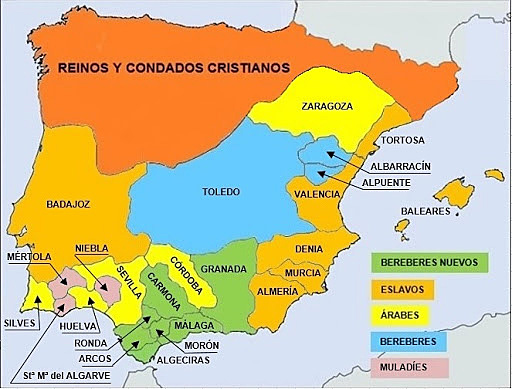 División de AL- ÁNDALUS EN TAIFAS