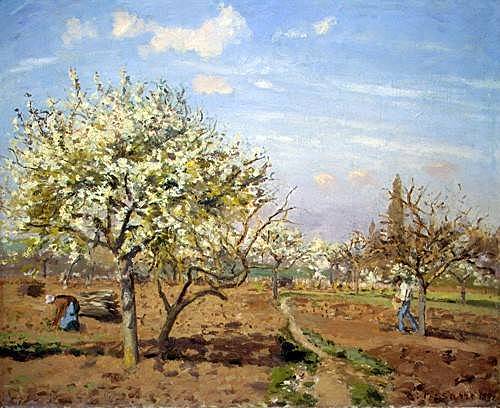 HUERTO EN FLOR - PISSARRO
