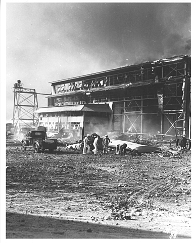 Japan attacks Pearl Harbor