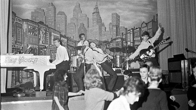 Los Beatles llegan a Hamburgo