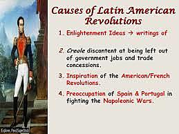 CAUSES OF LATIN AMERICA INDEPENDENCE