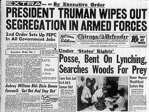 Truman Desegregates the Army