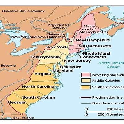 Timeline: Events of Colonial America