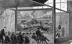 Daguerre crea los dioramas