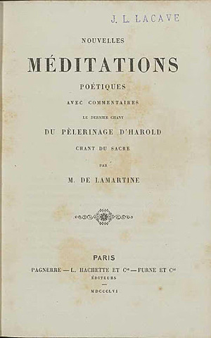 Méditations poétiques