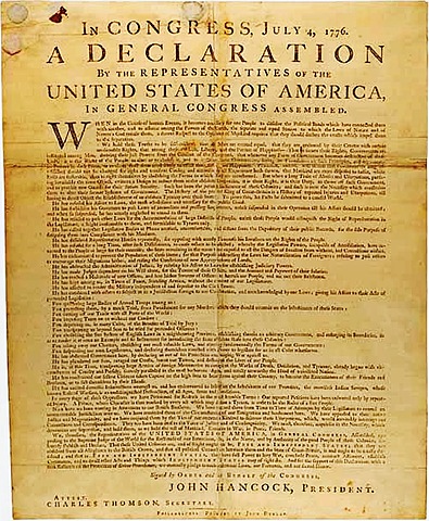 Declaración de la independencia