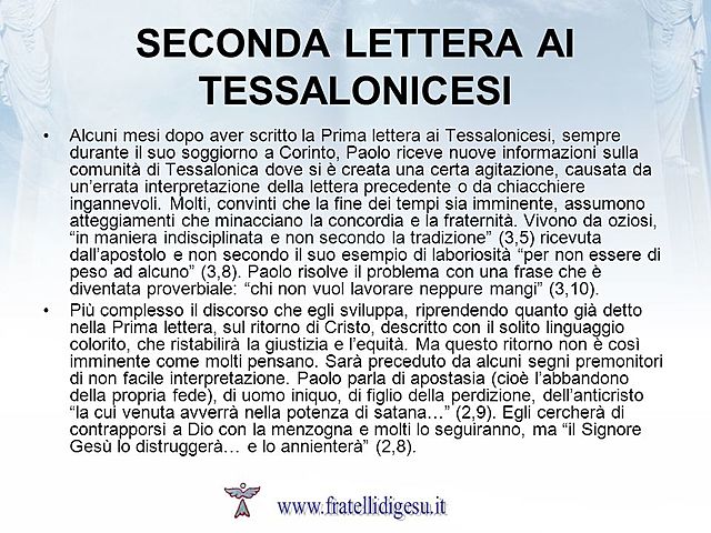 Corinto: Seconda lettera ai Tessalonicesi