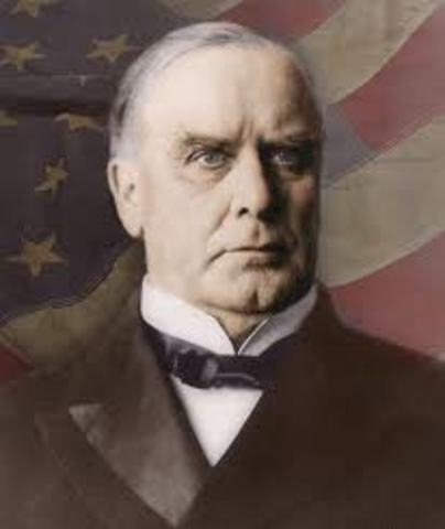 President Mckinley shot by anarchist.