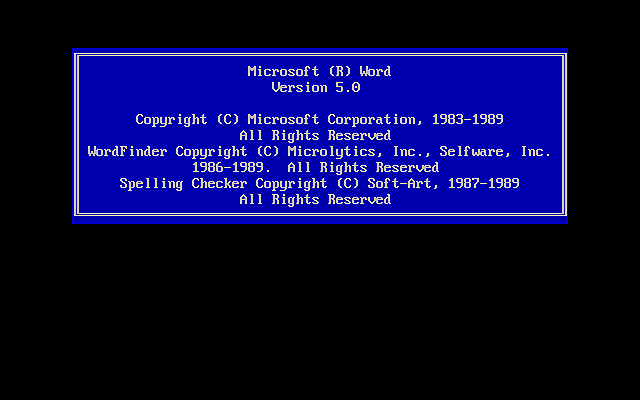 MS DOS 5.0