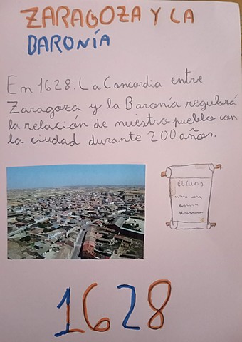 1628 CONCORDIA ENTRE ZARAGOZA Y LA BARONÍA