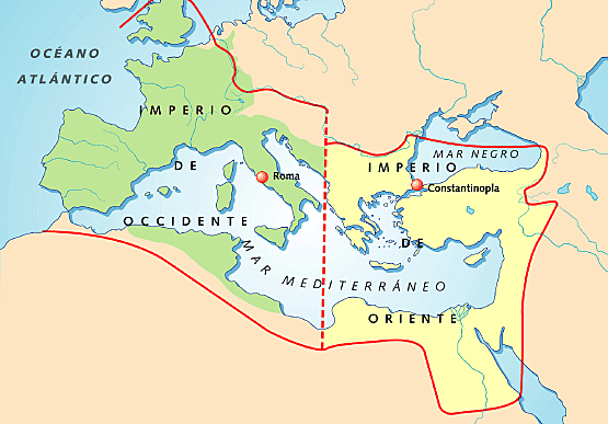 Divisió de l’imperi Romà