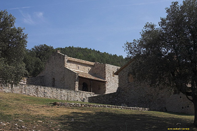 Iglesia de San Quirico de Pedret. (Bergadà, Cataluña).
