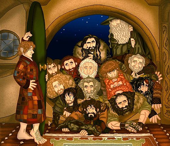 Gandalf visits Bilbo