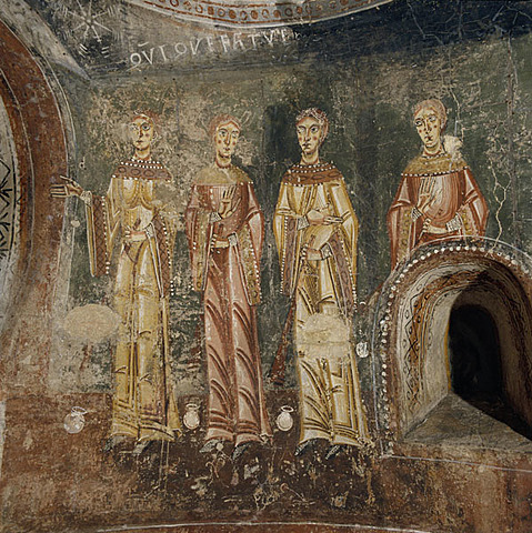 Pinturas de la iglesia de San Quirico de Pedret.