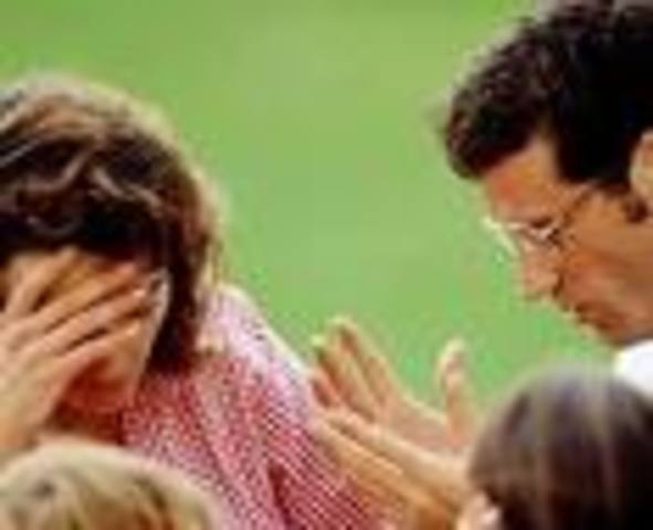 When mypartents left each other.