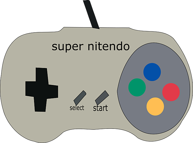 mando de consola antigua