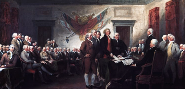 The United States declares Independence