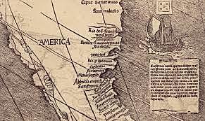 A German mapmaker names the "New World" America
