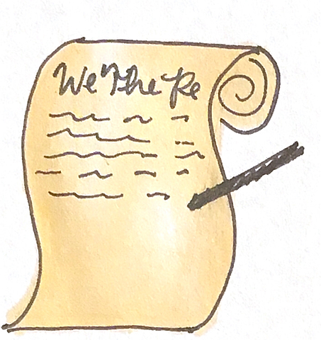 U.S. Constitution Written