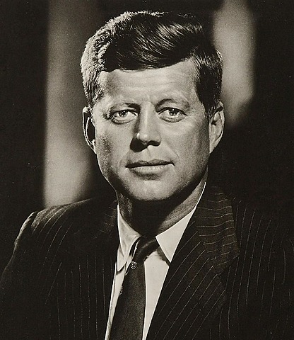 President John F. Kennedy is assassinated