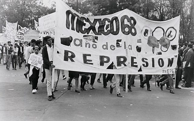Represión armada del movimiento estudiantil del 68 en México
