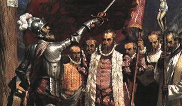 Pizarro Invades the Inca