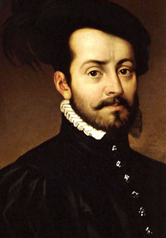 Cortes invades the Aztec