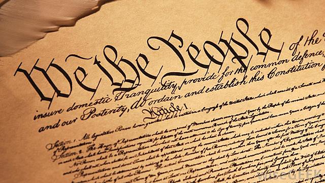 US Constitution written