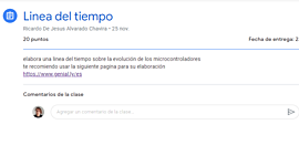 Timeline: Microcontroladores