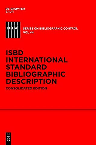 International Standard Bibliographic Description (ISBD)