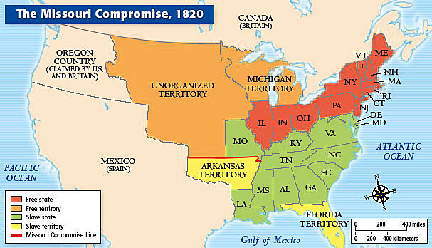 Missouri Compromise (Green Line and Event: Political