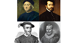 Timeline: Viajes de exploración de los conquistadores españoles al continente americano - Hecha por José Víctor Olmos Hernández 3er Semestre Bachillerato