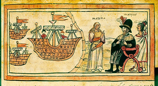 Funda la villa de la Santa María de la Victoria (Hernán Cortés)