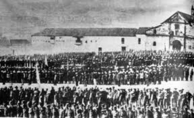 GUERRA CIVIL ENTRE LIBERALES Y CONSERVADORES