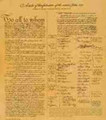 articale of confederation