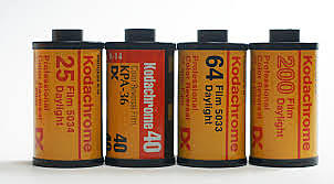 Primera película en color Kodachrome