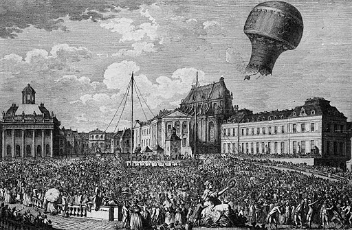 The first Hot Air Balloon was Invented
