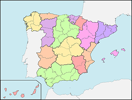División provincial de Javier de Burgos