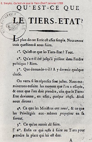 Sieyes Tiers État