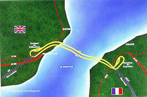 Channel tunnel opened