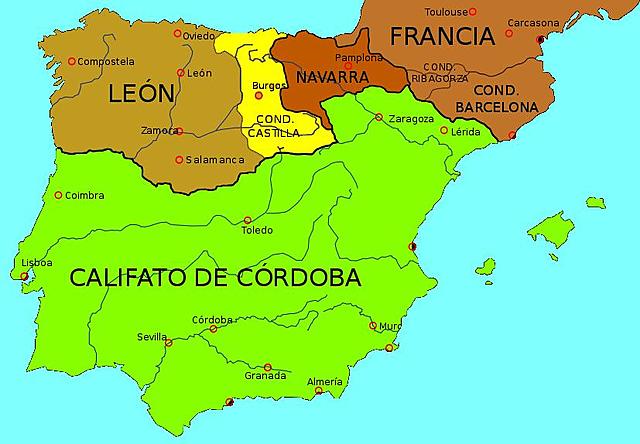 Aparición de Castilla como condado independiente