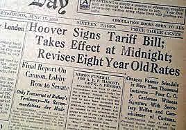 Smoot-Hawley Tariff