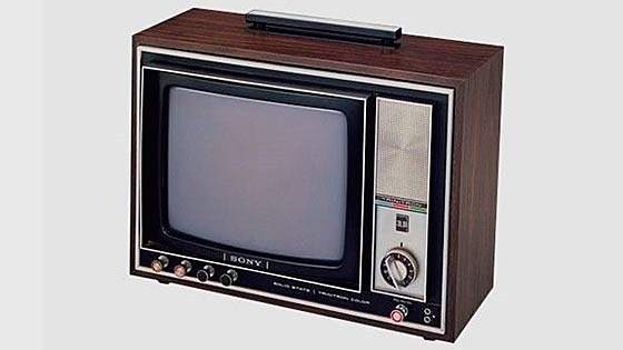 Цветной телевизор с кинескопом «Тринитрон»