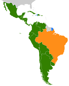Venezuela and other places of latin America are free