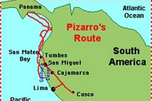 Pizarro Invades the Inca