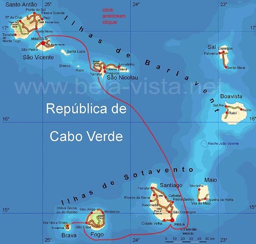 Chegada à ilha do Sal