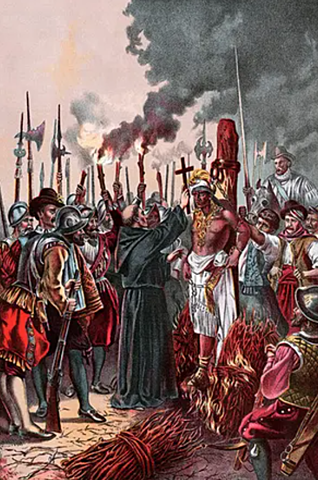 Pizarro invades the Inca